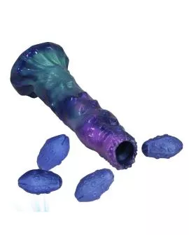 POWER MONSTERS - DUSKWALKER SENTINEL DREIFARBIGER AUFBLASBARER FANTASY-SILIKONDILDO 23 CM Ø 5 CM