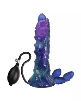 POWER MONSTERS - DUSKWALKER SENTINEL DREIFARBIGER AUFBLASBARER FANTASY-SILIKONDILDO 23 CM Ø 5 CM