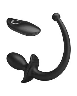 MR PLAY – KABELLOSER ANAL- UND PERINEUM-VIBRATOR MIT FERNBEDIENUNG, SCHWARZ