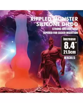POWER MONSTERS - HERCULES FANTASY SILIKONDILDO 21,5 CM Ø 5 CM