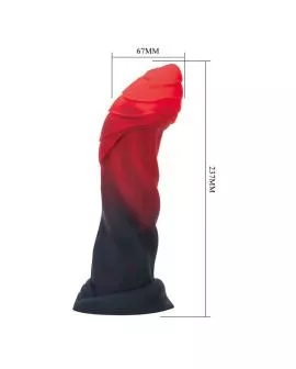 POWER MONSTERS – INFERNAL GOLIATH BICOLOR FANTASY SILIKONDILDO 25 CM Ø 6 CM