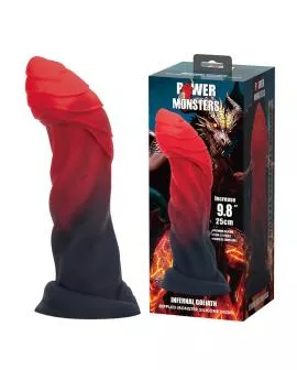 POWER MONSTERS – INFERNAL GOLIATH BICOLOR FANTASY SILIKONDILDO 25 CM Ø 6 CM