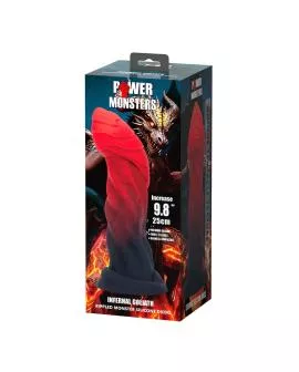 POWER MONSTERS – INFERNAL GOLIATH BICOLOR FANTASY SILIKONDILDO 25 CM Ø 6 CM
