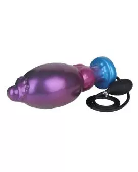 POWER MONSTERS - RIFT TITAN ZWEIFARBIGER AUFBLASBARER FANTASIE-SILIKONDILDO 24 CM Ø 5 CM