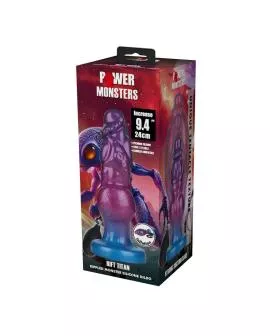 POWER MONSTERS - RIFT TITAN ZWEIFARBIGER AUFBLASBARER FANTASIE-SILIKONDILDO 24 CM Ø 5 CM