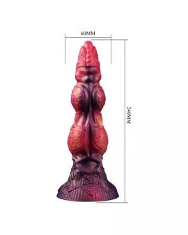 POWER MONSTERS – SAVAGE BEASTLORD DREIFARBIGER FANTASY-SILIKONDILDO 24 CM Ø 5 CM
