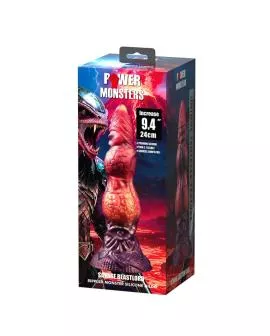 POWER MONSTERS – SAVAGE BEASTLORD DREIFARBIGER FANTASY-SILIKONDILDO 24 CM Ø 5 CM
