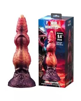 POWER MONSTERS – SAVAGE BEASTLORD DREIFARBIGER FANTASY-SILIKONDILDO 24 CM Ø 5 CM