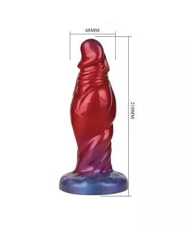 POWER MONSTERS - SHADOW BEHEMOTH ZWEIFARBIGER AUFBLASBARER FANTASIE-SILIKONDILDO 22 CM Ø 5 CM