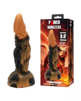 POWER MONSTERS - TYRANNOSAURUS BICOLOR FANTASY SILIKONDILDO 20,5 CM Ø 5 CM