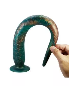 POWER MONSTERS - WILDWYRM TAIL BICOLOR FANTASY SILIKONDILDO 47 CM Ø 4 CM