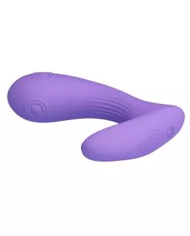 PRETTY LOVE - ANDROMEDA WIEDERAUFLADBARER DOPPELSTIMULATIONSVIBRATOR LILA