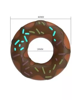 PRETTY LOVE - SUPER DONUT PENISRING BRAUN