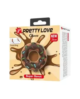 PRETTY LOVE - SUPER DONUT PENISRING BRAUN
