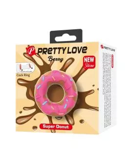 PRETTY LOVE - SUPER DONUT PENISRING PINK