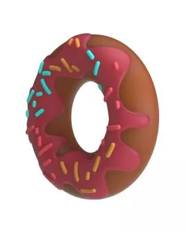 PRETTY LOVE - SUPER DONUT PENISRING PINK