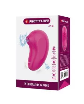 PRETTY LOVE - ARILA WIEDERAUFLADBARER KLITORIS-SAUGSTIMULATOR MIT VIBRATION PINK