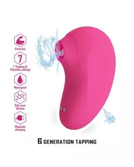 PRETTY LOVE - ARILA WIEDERAUFLADBARER KLITORIS-SAUGSTIMULATOR MIT VIBRATION PINK