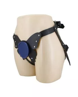 PRETTY LOVE - UNIVERSAL STRAP-ON HARNESS BRIEFS SCHWARZ UND BLAU