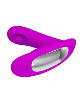 PRETTY LOVE - BAUER WIEDERAUFLADBARER PROSTATA-MASSAGEGERÄT MIT 12 MODI, LILA