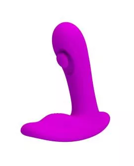 PRETTY LOVE - BAUER WIEDERAUFLADBARER PROSTATA-MASSAGEGERÄT MIT 12 MODI, LILA