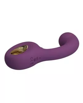 PRETTY LOVE - BRYNNLEE WIEDERAUFLADBARER VIBRATOR MIT ORALSTIMULATOR, 10 VIBRATIONSMÖGLICHKEITEN & 5 LECKFUNKTIONEN, LILA