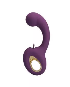 PRETTY LOVE - BRYNNLEE WIEDERAUFLADBARER VIBRATOR MIT ORALSTIMULATOR, 10 VIBRATIONSMÖGLICHKEITEN & 5 LECKFUNKTIONEN, LILA