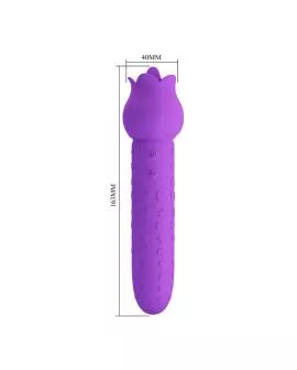PRETTY LOVE - DANNELL WIEDERAUFLADBARER ORALSTIMULATOR UND KLITORISATIV-VIBRATOR LILA