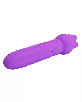 PRETTY LOVE - DANNELL WIEDERAUFLADBARER ORALSTIMULATOR UND KLITORISATIV-VIBRATOR LILA