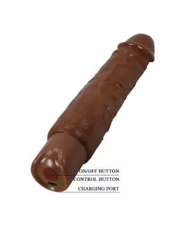 PRETTY LOVE - DUKE REALISTISCHER VIBRATOR 23,5 CM Ø 4,8 CM BRAUN