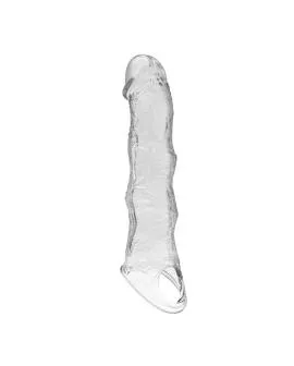 PRETTY LOVE - VERSTELLBARE PENISVERLÄNGERUNGSHÜLLE 28 CM Ø 4,5 CM TRANSPARENT