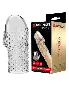 PRETTY LOVE – GEEK'S PENISHÜLLE: FÜR EINEN DICKEREN PENIS (TRANSPARENT)