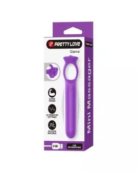 PRETTY LOVE - GIANA WIEDERAUFLADBARER MINI-VIBRATOR-MASSAGEGERÄT LILA