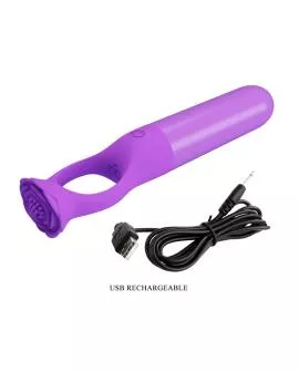 PRETTY LOVE - GIANA WIEDERAUFLADBARER MINI-VIBRATOR-MASSAGEGERÄT LILA