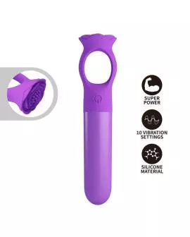 PRETTY LOVE - GIANA WIEDERAUFLADBARER MINI-VIBRATOR-MASSAGEGERÄT LILA