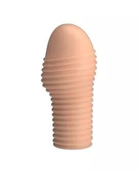 PRETTY LOVE – HEISSER PENISSÄRMEL FÜR EINEN DICKEREN PENIS IN NATÜRLICHER FARBE
