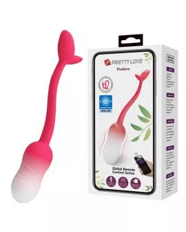 PRETTY LOVE – PULSIERENDES VIBRATIONS-EI MIT APP-STEUERUNG, 12 FUNKTIONEN, USB-AUFLADBAR, PINK