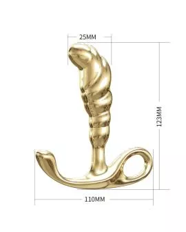 PRETTY LOVE – JACK PROSTATAMASSAGEGERÄT AUS ZINKLEIDE, GOLD