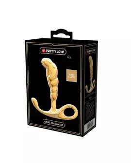 PRETTY LOVE – JACK PROSTATAMASSAGEGERÄT AUS ZINKLEIDE, GOLD