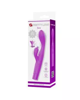 PRETTY LOVE - JENE DOPPEL-STIMULATIONS-VIBRATOR FÜR G-PUNKT UND KLITORIS, LILA