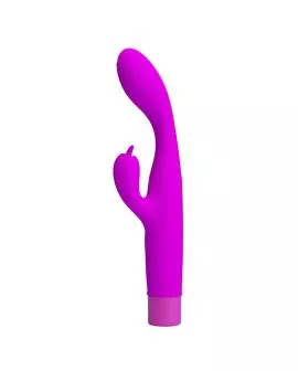 PRETTY LOVE - JENE DOPPEL-STIMULATIONS-VIBRATOR FÜR G-PUNKT UND KLITORIS, LILA