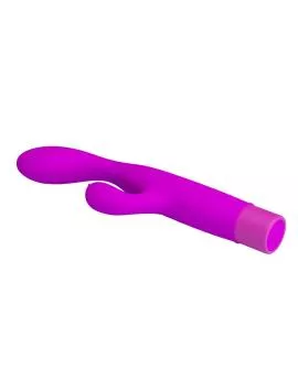 PRETTY LOVE - JENE DOPPEL-STIMULATIONS-VIBRATOR FÜR G-PUNKT UND KLITORIS, LILA
