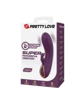 PRETTY LOVE - LANDYN WIEDERAUFLADBARER HASENVIBRATOR MIT 10 FUNKTIONEN, LILA