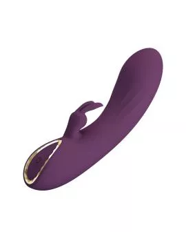 PRETTY LOVE - LANDYN WIEDERAUFLADBARER HASENVIBRATOR MIT 10 FUNKTIONEN, LILA