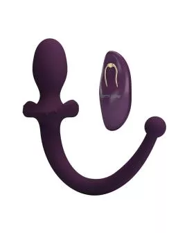 PRETTY LOVE - LIOEA VIBRIERENDER ANALPLUG MIT SCHWANZ, 12 FUNKTIONEN, LILA FERNBEDIENUNG