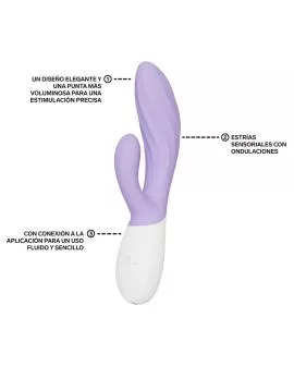LELO - INA TWIST DOPPELVIBRATOR HASE FÜR G-PUNKT UND KLITORIS LAVENDEL