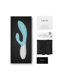 LELO - INA TWIST DOPPELVIBRATOR HASE FÜR G-PUNKT UND KLITORIS BLAU