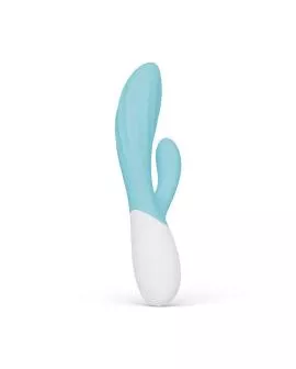 LELO - INA TWIST DOPPELVIBRATOR HASE FÜR G-PUNKT UND KLITORIS BLAU