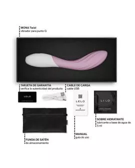 LELO - MONA TWIST WIEDERAUFLADBARER, APP-GESTEUERTER G-PUNKT-VIBRATOR LAVENDEL
