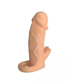 PRETTY LOVE - RODERIC PENISVERLÄNGERUNGSHÜLLE 13 CM Ø 3,8 CM NATÜRLICH